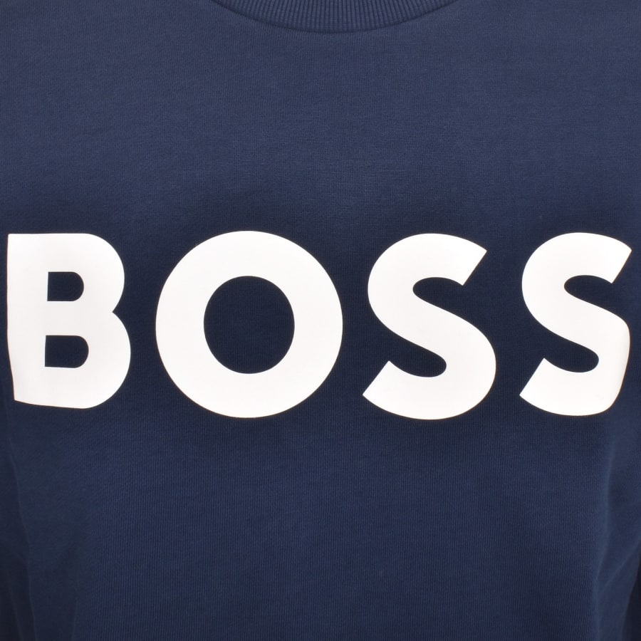 Hugo boss navy sweatshirt sales